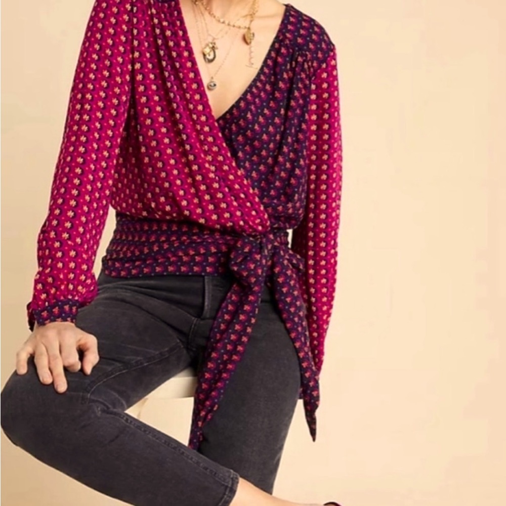 NWT Anthropologie top by Maeve. Beautiful colors.